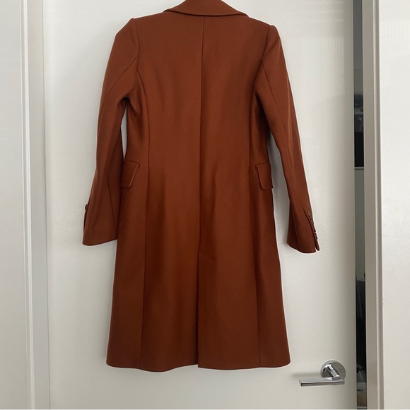 Whistles Rust Pea Coat in size 2 - Picture 6 of 9